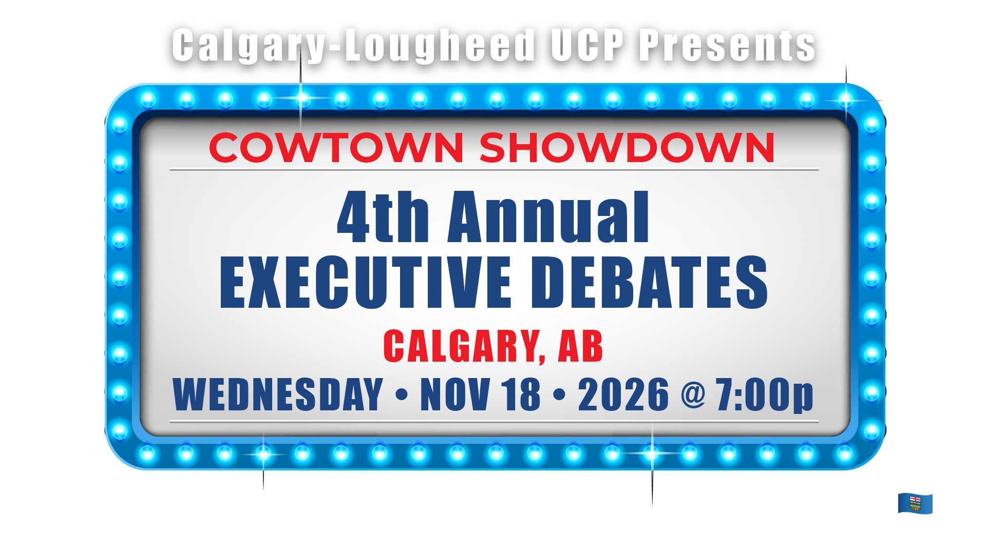 UCP Executive Debates 2026 UCP Executive Debates 2026